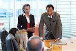 Short and Tall Businessmen - Stock Photo - Masterfile - Premium