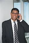 Businessman with Cellular Phone