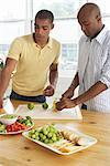 Men Preparing Food