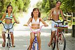 Girls Riding Bicycles