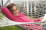 Portrait of Girl in Hammock