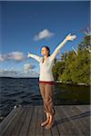 Woman on Dock