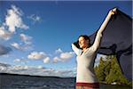 Portrait of Woman Outdoors