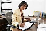 Businesswoman at Desk