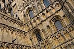 Fassade der Kathedrale von Ely, Norfolk, England