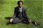 Businessman Meditating