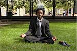 Businessman Meditating