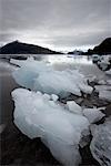 Ice Chunks in Water, Chile, Patagonia