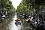 Canal, Amsterdam, Pays-Bas