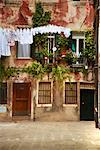 Clothesline outside Building, Castello, Venice, Italy