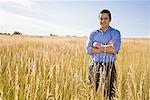 Man Standing in Field