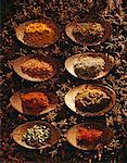 Selection of spices