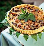 Nettle savoury tart