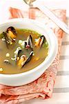 mussel and saffron nage