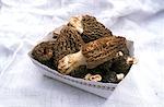 Small carton of fresh morels