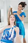 Hairdresser With Client