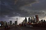 Nuages d'orage au-dessus de Toronto, Ontario, Canada