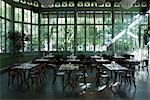 Interior of Cafe, Parc des Bastions, Geneva, Switzerland