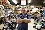 Portrait of Motorcycle Mechanic