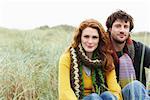 Portrait of Couple in Field, Ireland