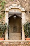 Entrance of a palace, Neemrana Fort, Neemrana, Alwar, Rajasthan, India