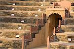Entrance of an amphitheater, Neemrana Fort, Neemrana, Alwar, Rajasthan, India