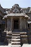 Old ruins of a building, Ellora, Aurangabad, Maharashtra, India