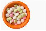 Close-up of candies in a bowl