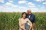 Couple by Cornfield