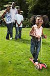 Family in Backyard