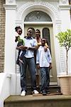 Family on Porch