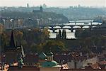 La rivière Vltava, Prague, République tchèque