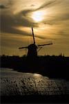 Windmühle, Kinderdijk, Niederlande