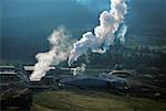 Aerial of large sawmill, Idaho