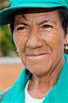 Close-up of a mature woman smiling