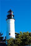 Vue d'angle faible d'un phare, Key West Lighthouse Museum, Key West, Floride, USA