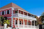 Low angle view of a government building, Nassau, Bahamas