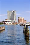 Buildings at the waterfront, Inner Harbor, Baltimore, Maryland USA