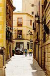 Buildings along a street, Toledo, Spain