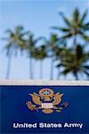 Close-up of a memorial plaque, Pearl Harbor, Honolulu, Oahu, Hawaii Islands, USA