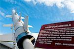 Low angle view of a missile, Pearl Harbor, Honolulu, Oahu, Hawaii Islands, USA