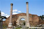 Ruines de bâtiments, Rome, Italie