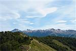 Vue panoramique d'un chaîne de montagnes, San Carlos De Bariloche, Argentine