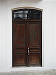 Close-up of a closed door, Old Panama, Panama City, Panama