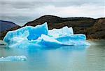 Iceberg dans un lac, lac Argentino Patagonia, Argentine