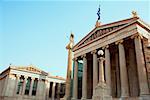 Low angle view of an educational building, Athens Academy, Athens, Greece