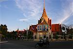 Palast an den Straßenrand, Königspalast, Phnom Penh, Kambodscha