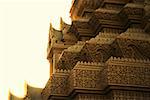 Carving on the wall of a palace, Royal Palace, Phnom Penh, Cambodia