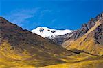 Low Angle View of einen verschneiten Berg, Puno, Peru