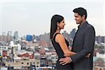 Couple on Balcony, Soho, New York City, New York, USA